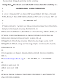 Cover page: Long‐Chain ω‐3 Levels Are Associated With Increased Alcohol Sensitivity in a Population‐Based Sample of Adolescents