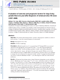 Cover page: Evaluation of outcome and prognostic factors for dogs living greater than one year after diagnosis of osteosarcoma: 90 cases (1997-2008).