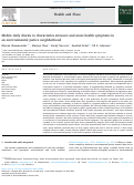 Cover page: Mobile daily diaries to characterize stressors and acute health symptoms in an environmental justice neighborhood