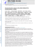 Cover page: Structure–function analysis of the SHOC2–MRAS–PP1C holophosphatase complex