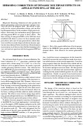 Cover page: Shimming correction of dynamic multipole effects on APPLE-II type epus at the ALS