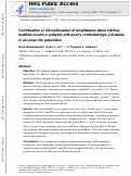 Cover page: Continuation or discontinuation of pioglitazone when starting bedtime insulin in patients with poorly controlled type 2 diabetes in an inner-city population