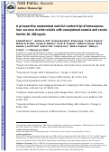 Cover page: A prospective randomized wait list control trial of intravenous iron sucrose in older adults with unexplained anemia and serum ferritin 20-200 ng/mL.