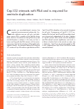 Cover page: Cep152 interacts with Plk4 and is required for centriole duplication