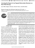 Cover page: Assessing the Impact of an Organic Restoration Structure on Boat Wake Energy