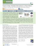 Cover page: Sequence Design of Random Heteropolymers as Protein Mimics