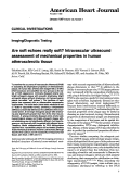 Cover page: Are soft echoes really soft? Intravascular ultrasound assessment of mechanical properties in human atherosclerotic tissue