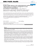 Cover page: A public health response to the methamphetamine epidemic: the implementation of contingency management to treat methamphetamine dependence