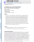 Cover page: Job displacement among single mothers: effects on childrens outcomes in young adulthood.