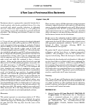 Cover page: A Rare Case of Parvimonas Micra Bacteremia