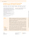 Cover page: Evaluation of an Antimicrobial Stewardship Decision Support for Pediatric Infections.