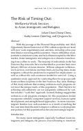 Cover page: The Risk of Timing Out: Welfare-to-Work Services to Asian Immigrants and Refugees