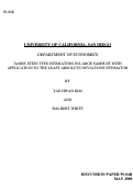 Cover page: James-Stein Type Estimators in Large Samples with Application to the Least Absolute Deviations Estimator