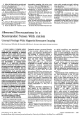 Cover page: Abnormal Neuroanatomy in a Nonretarded Person With Autism: Unusual Findings With Magnetic Resonance Imaging