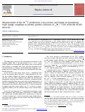 Cover page: Measurement of the W±Z production cross section and limits on anomalous triple gauge couplings in proton–proton collisions at s=7 TeV with the ATLAS detector