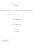 Cover page: Approximate and Stochastic Circuit Design With Improved Accuracy and Efficiency