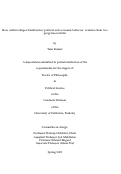 Cover page: How welfare shapes beneficiaries' political and economic behavior: evidence from two programs in India