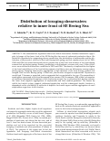 Cover page: Distribution of foraging shearwaters relative to inner front of SE Bering Sea