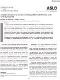 Cover page: Zooglider‐measured association of zooplankton with the fine‐scale vertical prey field