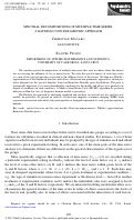 Cover page: Spectral Decompositions of Multiple Time Series: A Bayesian Non-parametric Approach