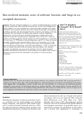 Cover page: Size‐resolved emission rates of airborne bacteria and fungi in an occupied classroom