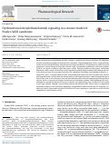 Cover page: Dysfunctional oleoylethanolamide signaling in a mouse model of Prader-Willi syndrome.