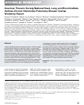 Cover page: American Thoracic Society/National Heart, Lung, and Blood Institute Asthma-Chronic Obstructive Pulmonary Disease Overlap Workshop Report.