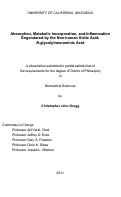 Cover page: Absorption, metabolic incorporation, and inflammation engendered by the non-human sialic acid, N- glycolylneuraminic acid