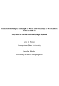 Cover page: Csikszentmihaliyi’s Concept of Flow and Theories of Motivation Connection to the Arts in an Urban Public High School