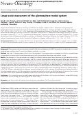 Cover page: Large-scale assessment of the gliomasphere model system