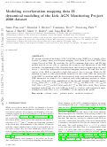 Cover page: Modelling reverberation mapping data – II. Dynamical modelling of the Lick AGN Monitoring Project 2008 data set