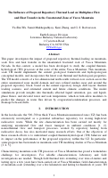 Cover page: The Influence of Proposed Repository Thermal Load on Multiphase Flow and Heat Transfer in 
the Unsaturated Zone of Yucca Mountain