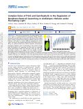 Cover page: Complex Roles of PsbS and Xanthophylls in the Regulation of Nonphotochemical Quenching in Arabidopsis thaliana under Fluctuating Light