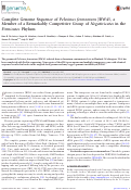 Cover page: Complete Genome Sequence of Pelosinus fermentans JBW45, a Member of a Remarkably Competitive Group of Negativicutes in the Firmicutes Phylum