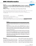 Cover page: PubFocus: semantic MEDLINE/PubMed citations analytics through integration of controlled biomedical dictionaries and ranking algorithm