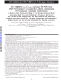 Cover page: ACC/AHA/SCAI/AMA-Convened PCPI/NCQA 2013 Performance Measures for Adults Undergoing Percutaneous Coronary Intervention: A Report of the American College of Cardiology/American Heart Association Task Force on Performance Measures, the Society for Cardiovascular Angiography and Interventions, the American Medical Association-Convened Physician Consortium for Performance Improvement, and the National Committee for Quality Assurance.