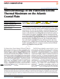 Cover page: Astrochronology of the Paleocene-Eocene Thermal Maximum on the Atlantic Coastal Plain