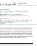 Cover page: The P2Y6 Receptor as a Potential Keystone in Essential Hypertension.