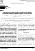 Cover page: Emergency physicians' perceptions and decision-making processes regarding patients presenting with palpitations