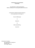 Cover page: Two Principals in a Policy Environment: Beliefs and Behaviors Concerning Their Role in Instruction