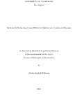 Cover page: Methods for Estimating Causal Effects for Multivariate Continuous Exposure