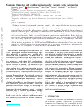 Cover page: Koopman operator and its approximations for systems with symmetries.