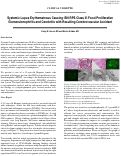 Cover page: Systemic Lupus Erythematosus Causing ISN-RPS Class III Focal Proliferative Glomerulonephritis and Cerebritis with Resulting Cerebrovascular Accident