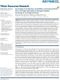 Cover page: Increasing Groundwater Availability and Seasonal Base Flow Through Agricultural Managed Aquifer Recharge in an Irrigated Basin