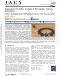 Cover page: Regioselective On-Surface Synthesis of [3]Triangulene Graphene Nanoribbons