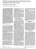 Cover page: Methods for Measuring Brain Morphologic Features on Magnetic Resonance Images: Validation and Normal Aging