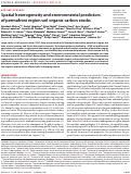 Cover page: Spatial heterogeneity and environmental predictors of permafrost region soil organic carbon stocks