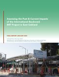 Cover page of Assessing the Past &amp; Current Impacts of the International Boulevard BRT Project in East Oakland