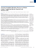 Cover page: Applying best practices to designing patient education for patients with end-stage renal disease pursuing kidney transplant.