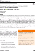 Cover page: Chikungunya Virus Vaccines: A Review of IXCHIQ and PXVX0317 from Pre-Clinical Evaluation to Licensure